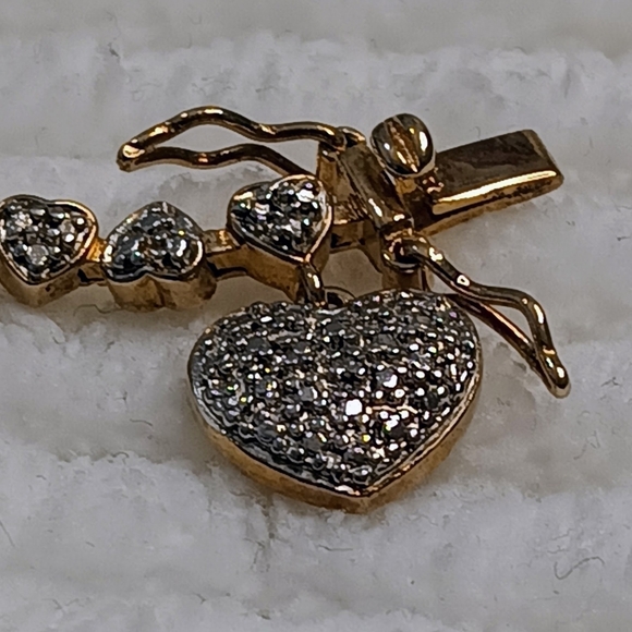 HEART DIAMOND BRACELET - Picture 4 of 11